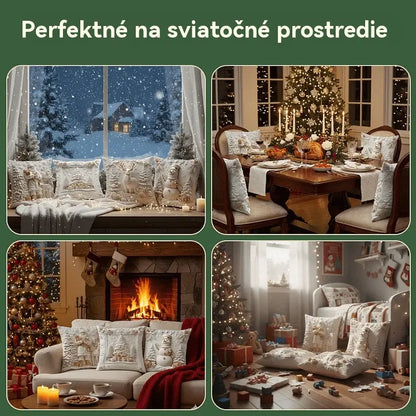 🎅Promoção de Natal: 49% de desconto🎄 Fronha de Natal 【Conjunto de 4 peças】