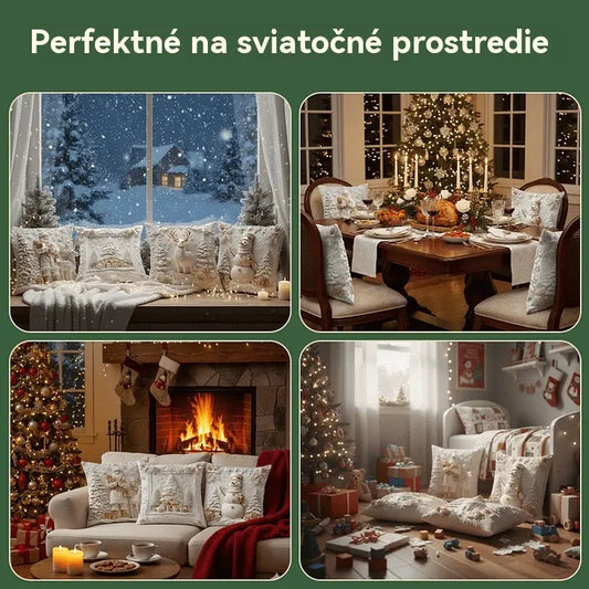 🎅Promoção de Natal: 49% de desconto🎄 Fronha de Natal 【Conjunto de 4 peças】