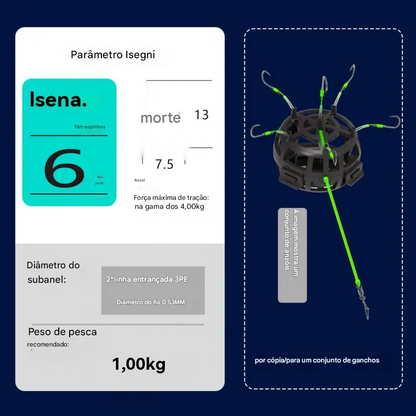 🔥🎣Nuovo amo da pesca sportiva per esterni con fondo esplosivo inverso