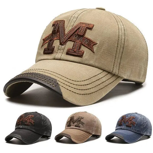 🔥🔥【Secondo pezzo a metà prezzo】🧢 Cappellino da baseball 2025 con lettere lavate ricamate, design regolabile.