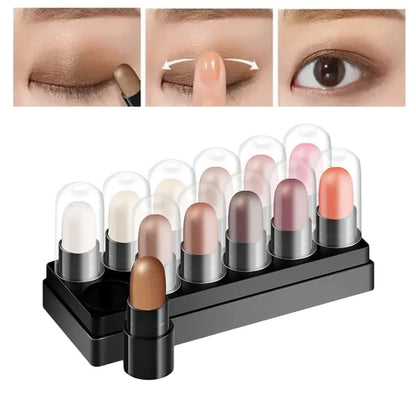 【🏆Artigo mais vendido】✨🌈【12/24/36 cores】Caixa de sombras