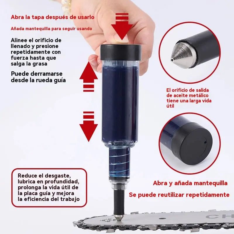 Lubrificante para engrenagens de motosserra/serra metálica