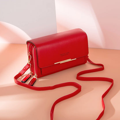 💼 Borsa a tracolla in pelle multistrato di grande capacità
