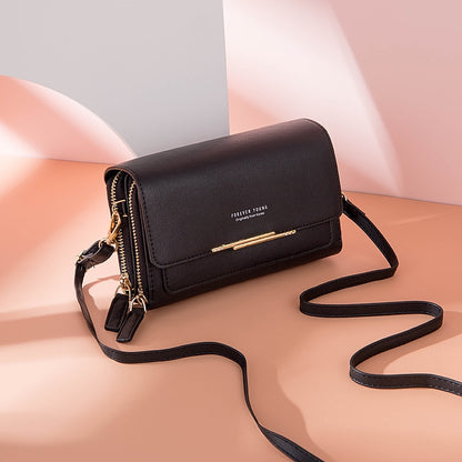 💼 Borsa a tracolla in pelle multistrato di grande capacità