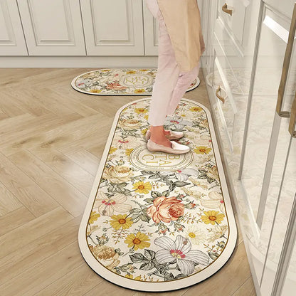 💥Oferta por tempo limitado💥Novo tapete de cozinha em terra diatomácea, absorvente de água, antiderrapante e resistente à sujidade