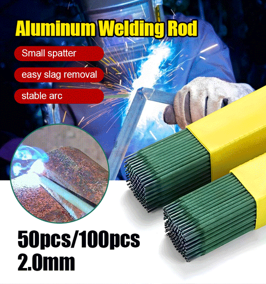 【20/50/100PCS】Vareta de solda ecológica doméstica, vareta de solda especial para tubos de aço galvanizado colorido.