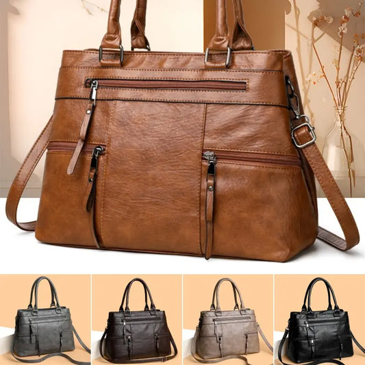 👜Borsa da donna in morbida, elegante e capiente pelle