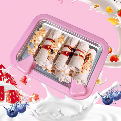 🧊🧊Macchina per cubetti di ghiaccio multifunzionale con vassoio per frigorifero, adatta per feste di Natale, famiglie e bambini, gelato