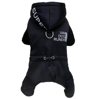 🐕Roupa quente de inverno para cães pequenos e médios❄️---com faixas refletoras, tecido triplamente impermeável e disponível em várias cores