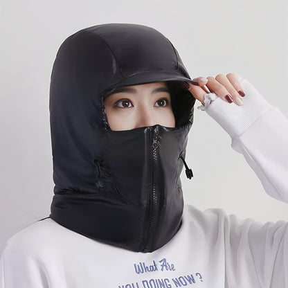 ❄️🔥Touca de inverno quente, proteção facial e auricular para ciclistas/motociclistas com protetor de pescoço - tudo em um, ferramenta reforçada para atividades ao ar livre e resistente ao frio.
