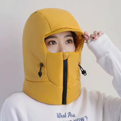 ❄️🔥Touca de inverno quente, proteção facial e auricular para ciclistas/motociclistas com protetor de pescoço - tudo em um, ferramenta reforçada para atividades ao ar livre e resistente ao frio.