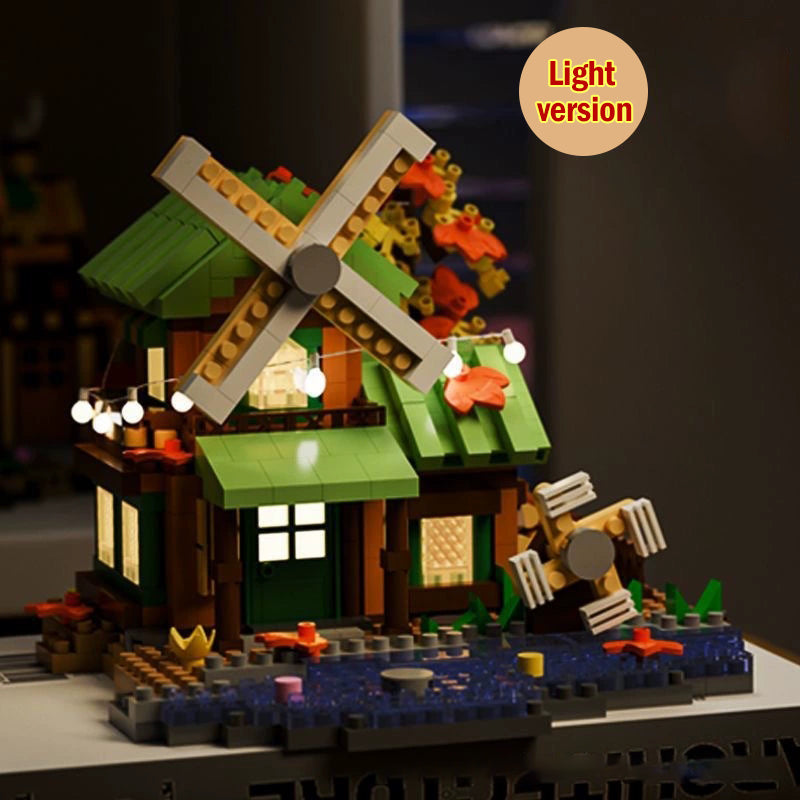 🏠✨ Brinquedo construtivo para crianças – casa na floresta compatível com LEGO!