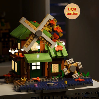 🏠✨ Brinquedo construtivo para crianças – casa na floresta compatível com LEGO!