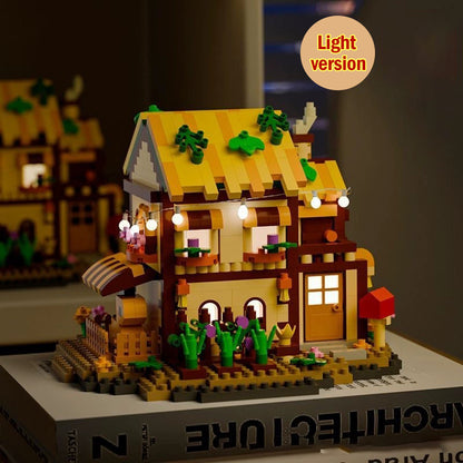 🏠✨ Brinquedo construtivo para crianças – casa na floresta compatível com LEGO!