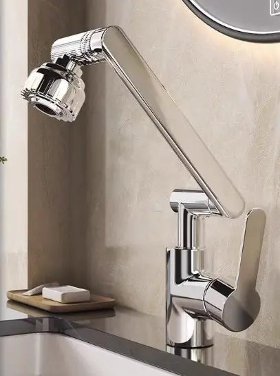💦Torneira universal ajustável para lavatório, rotação de 1080°.