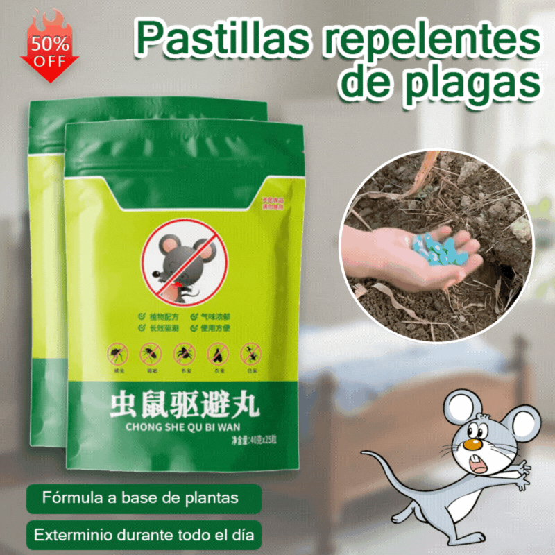 【Preço super baixo - 🔥 Últimos três dias】 Comprimidos poderosos anti-ratos e anti-insetos com cristais de gelo em forma de flor.