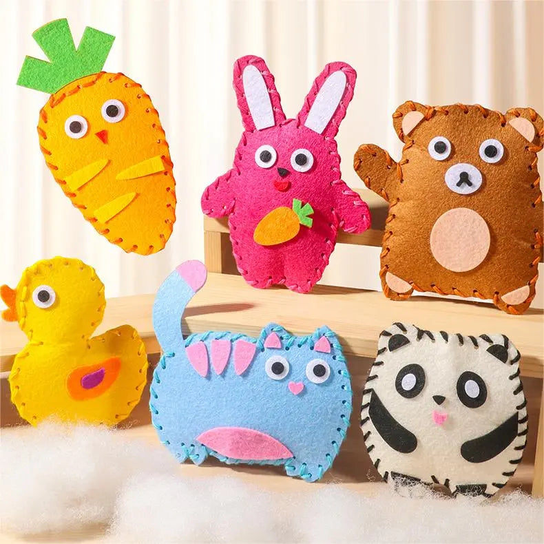 🧵Kit de costura faça-você-mesmo interessante para crianças