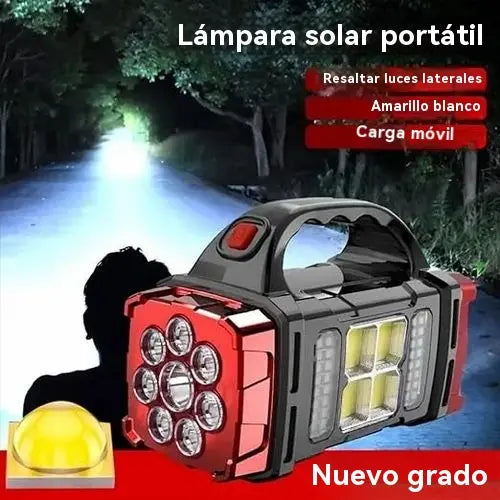 💡💡Luce solare portatile USB tedesca ad alte prestazioni, luce potente