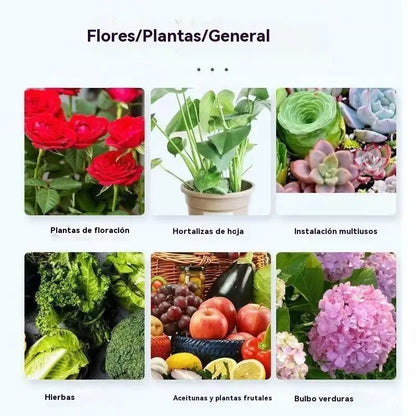 Fertilizzante fogliare idrosolubile con clorofilla per fiori, alberi da frutto e ortaggi. Favorisce la crescita di radici e piantine e aumenta la produzione. Fertilizzante agricolo idrosolubile.