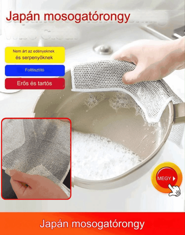 [Oferta especial para 40 peças]😘💪Pano de limpeza em rede com detergente potente para a loiça