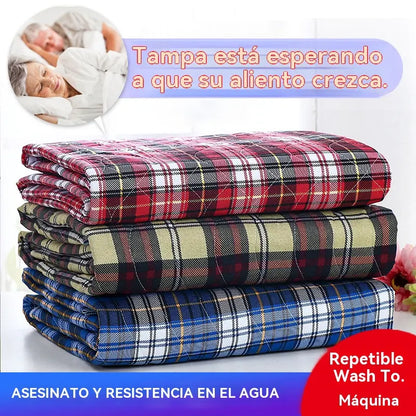 🛌Absorvente para fraldas geriátricas lavável de quatro camadas e respirável