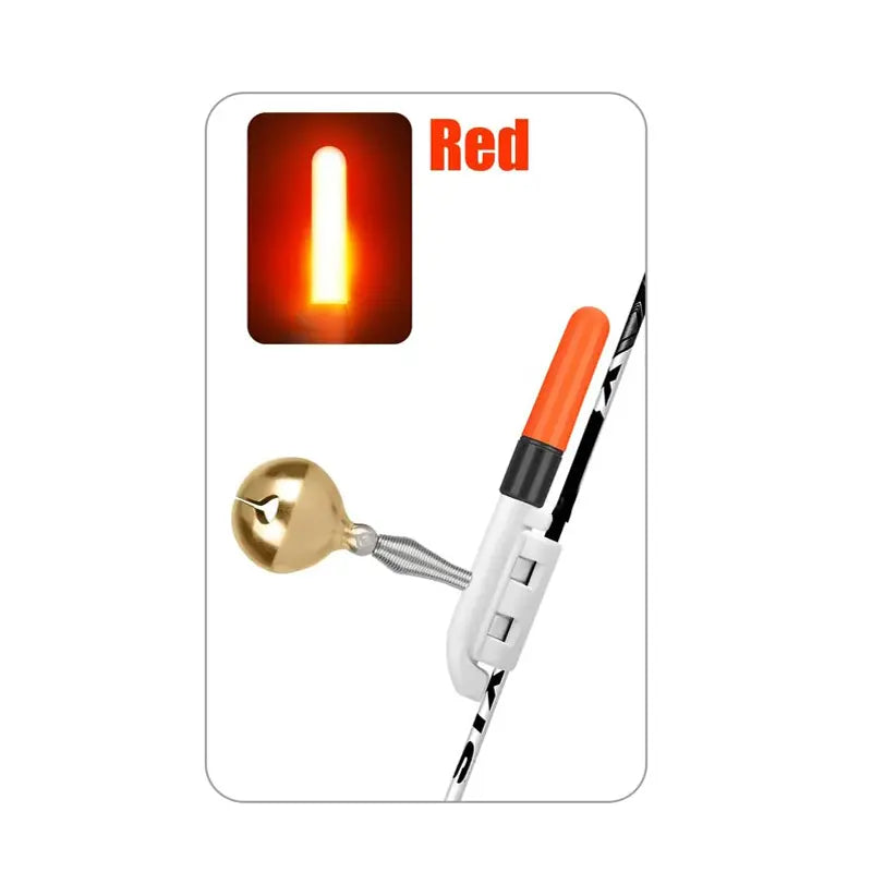 🎣【5 peças/10 peças】🎣Luz de cana de pesca LED com sino e campainha