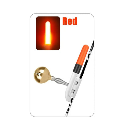 🎣【5 peças/10 peças】🎣Luz de cana de pesca LED com sino e campainha