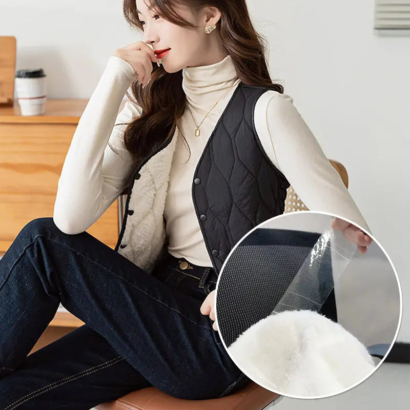 🔥【M-5XL】Casaco de lã confortável com botões