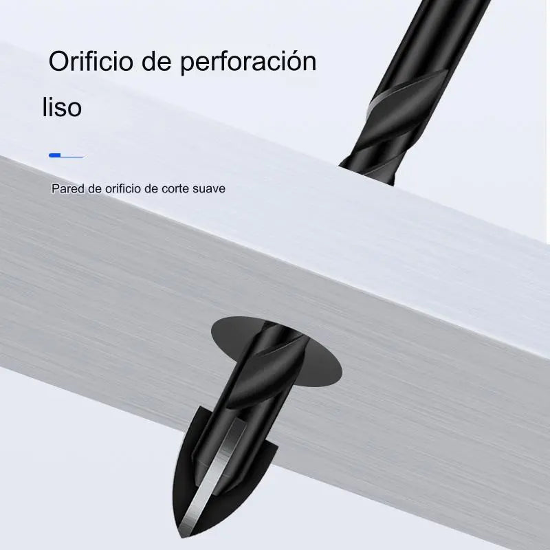 🔥【7 pezzi/3-12 mm】Punta da trapano in lega ceramica a quattro taglienti con gambo esagonale antiscivolo ✅Foratura di piastre vetrificate ✅Piastre ✅Lega di vetro