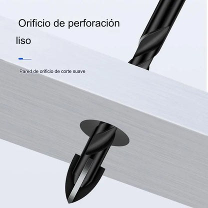 🔥【7 pezzi/3-12 mm】Punta da trapano in lega ceramica a quattro taglienti con gambo esagonale antiscivolo ✅Foratura di piastre vetrificate ✅Piastre ✅Lega di vetro