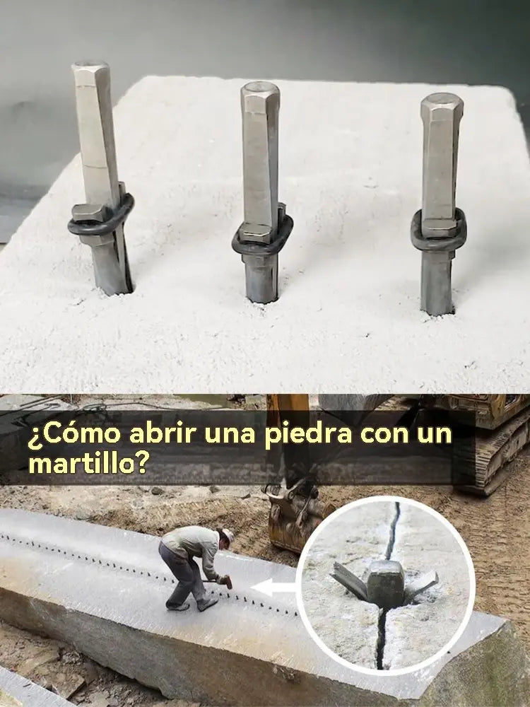 divisor de pedra multifuncional em forma de cunha