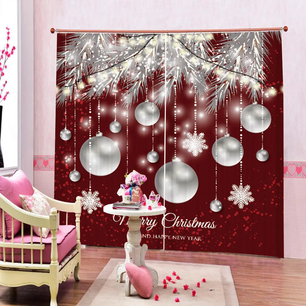 🎅Saldos de Natal com 49% de desconto🎄Cortinas de Natal