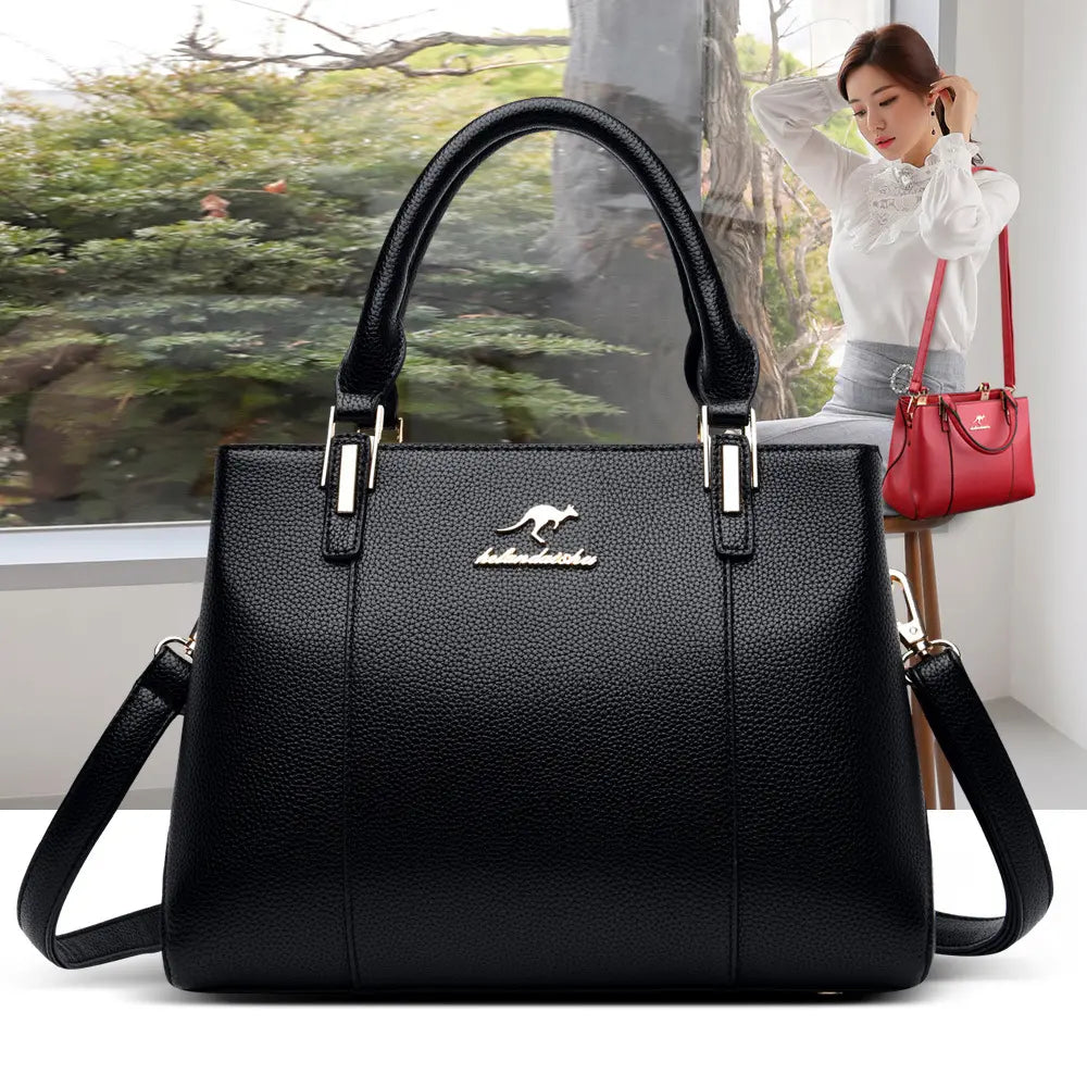 【🔥Promozione】2025 Nuova borsa a tracolla da donna in vera pelle, grande capacità e alla moda
