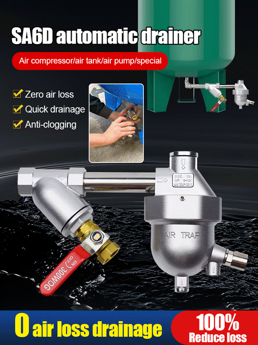 🧰Drenagem automática do depósito de ar e do compressor de ar.