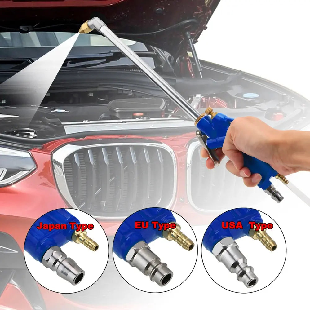 🔥 🔥Pistola pneumática para limpeza de motores com mangueira de 1 m