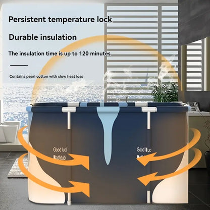 《Direktverkauf ab Werk》Einfach zu installierende, zusammenklappbare Badewanne für Erwachsene – dickes, langlebiges PVC, kein Zusammenbau erforderlich, ideal für den Heimgebrauch und auf Reisen