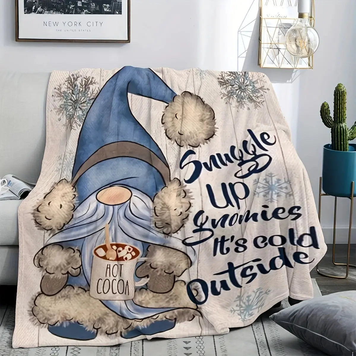 🔥Manta de flanela com estampado xadrez (Vários tamanhos disponíveis)