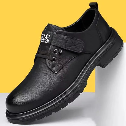 【39-44】 Sapatos sociais casuais em pele para homem.