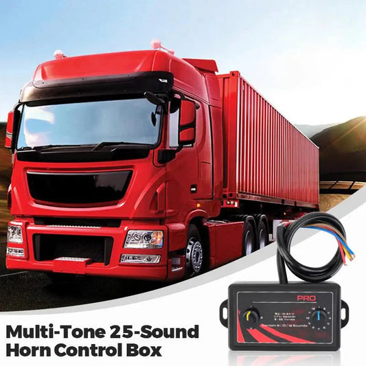 🚗【Universal 12V e 24V】Caixa de Controlo de Colunas Multivoz de 25 Vozes