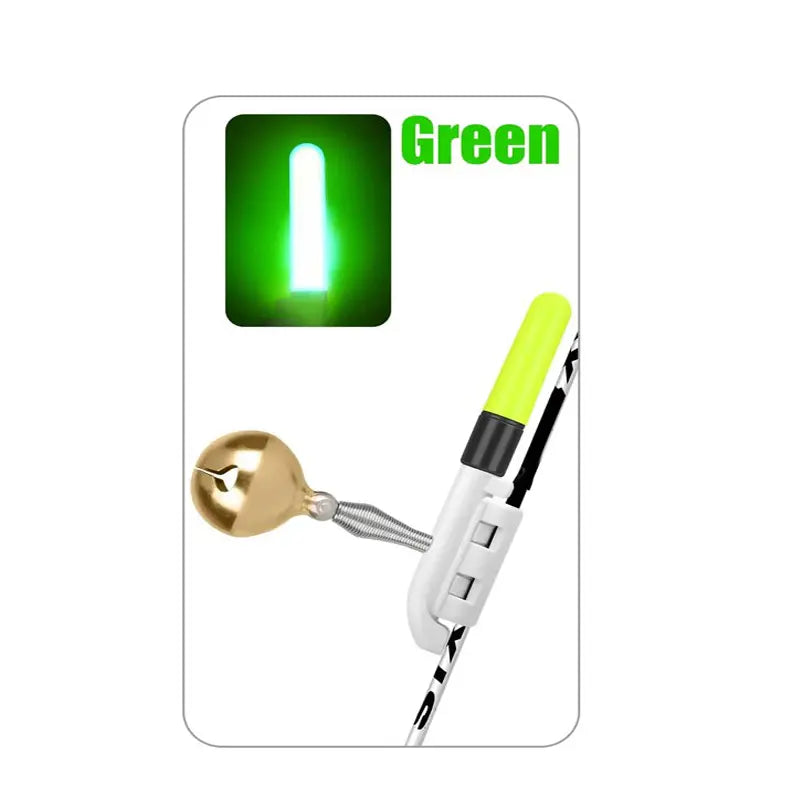 🎣【5 peças/10 peças】🎣Luz de cana de pesca LED com sino e campainha