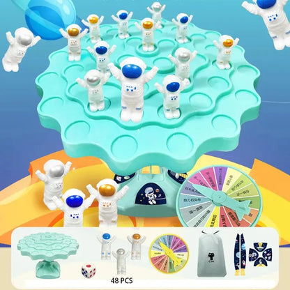✨🎁【Compre um e leve outro grátis】Brinquedo educativo interativo Astronaut Balance para pais e filhos