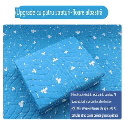 🛌Absorvente para fraldas geriátricas lavável de quatro camadas e respirável