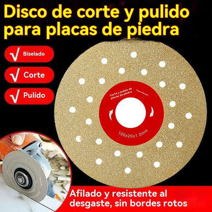 【🔥Compre 3 e leve 6 grátis】【3/6/9 peças】Peças de corte especiais para lajes de rocha, de utilização dupla para aparar e polir azulejos cerâmicos.