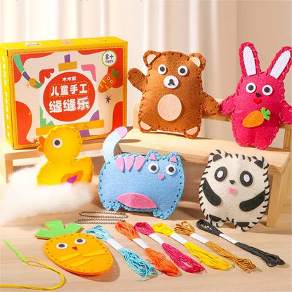 🧵Kit de costura faça-você-mesmo interessante para crianças