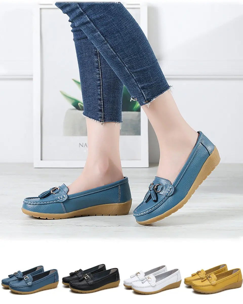 【Acquista 1 e ricevi 1 gratis】【35-44】Scarpe casual in pelle da donna alla moda 2025