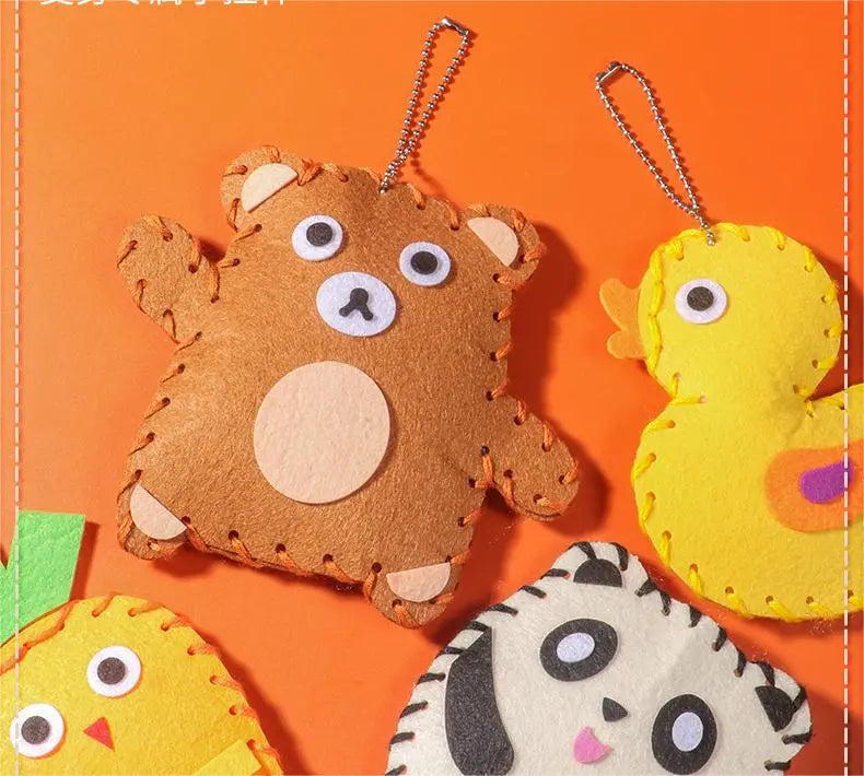 🧵Kit de costura faça-você-mesmo interessante para crianças