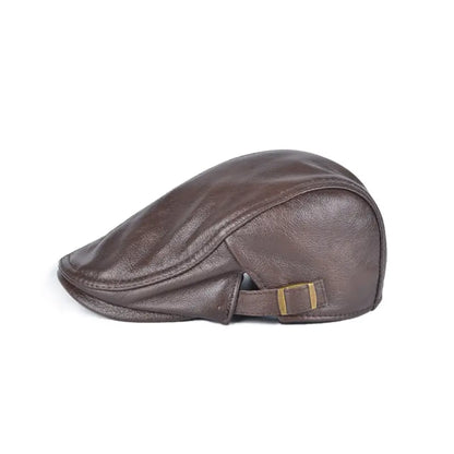 🐏【Acquista 1 e ricevi 1 gratis】 Cappello in pelle di pecora regolabile per uomo.