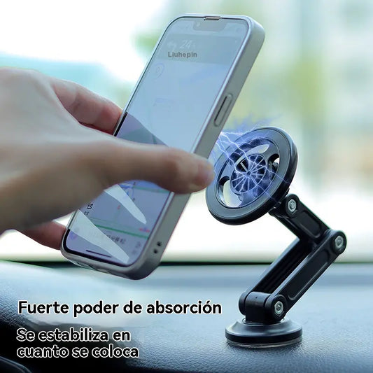 🔥🔥Suporte magnético dobrável para telemóvel no automóvel, rotação de 360 graus, compatível com GPS automóvel.