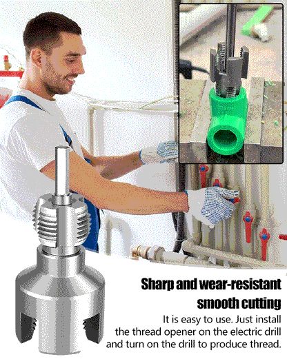 ✔️20mm+25mm🛠️ Novo tipo de broca com abridor de roscas integrado para tubos de água internos e externos (aplicável a PPR, PEPVC)