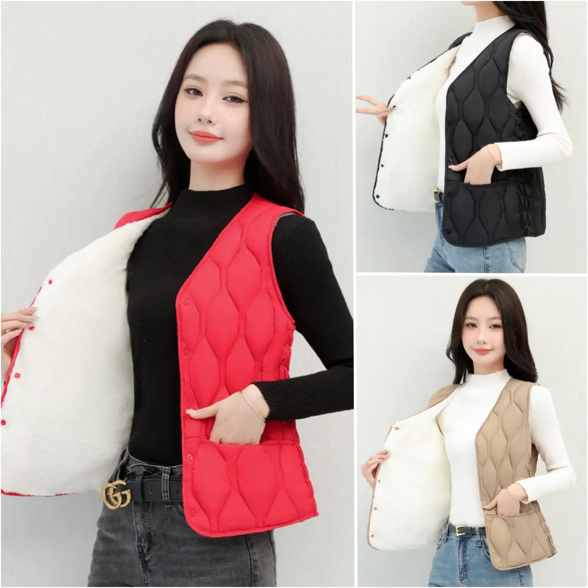 🔥【M-5XL】Casaco de lã confortável com botões